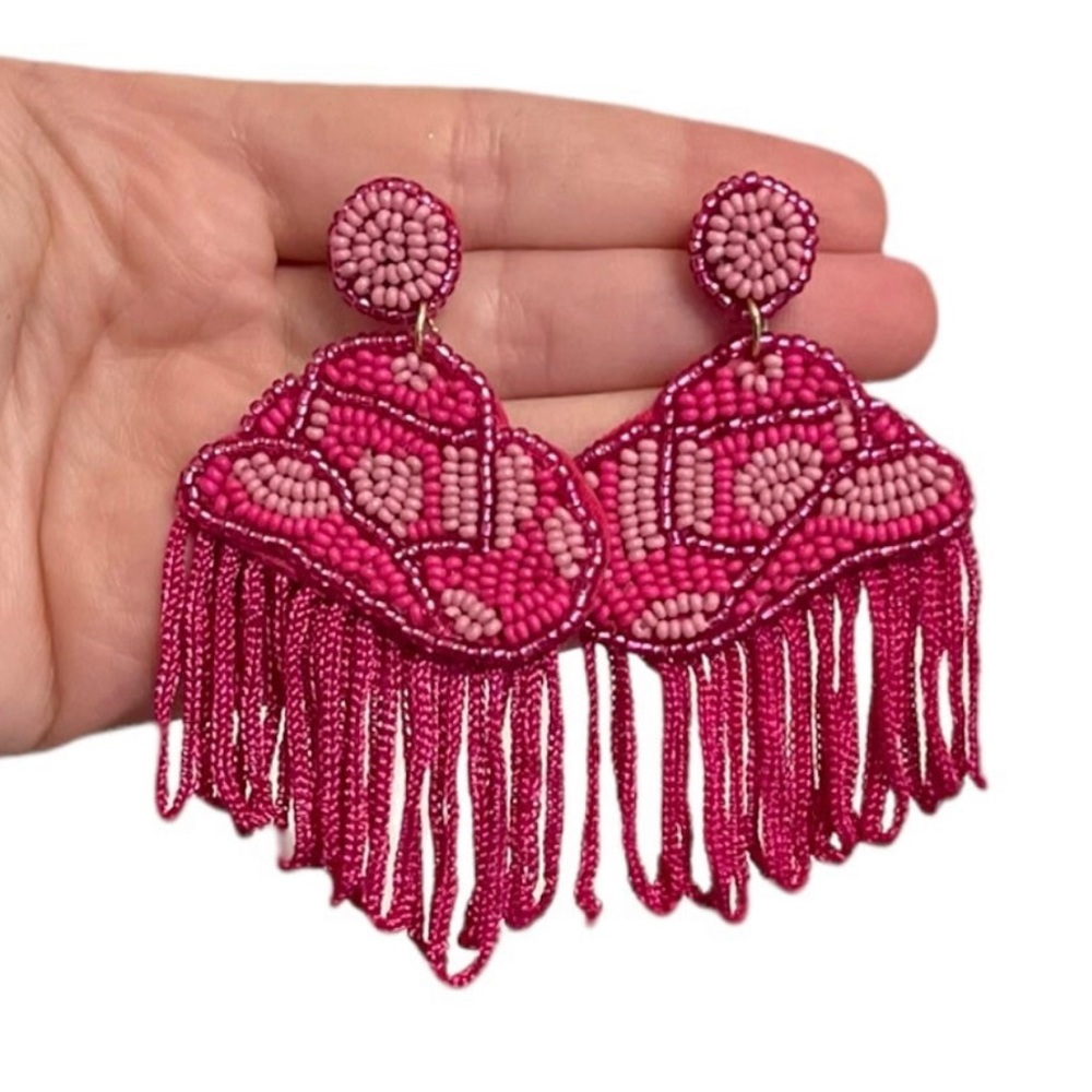 Fringe earrings